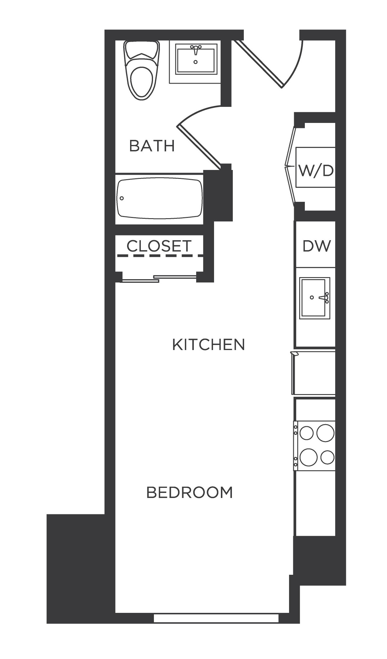 Floor Plan Image of Apartment Apt 1209